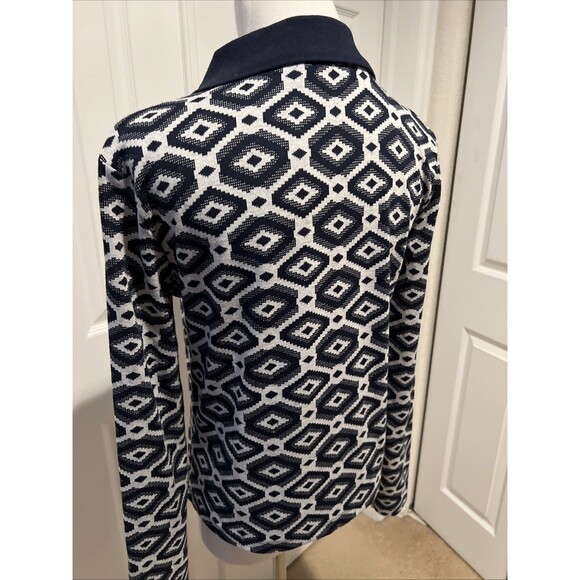 Zara - Long Sleeve - Top - Size Medium - Button Up - Geometric Design - Picture 8 of 12